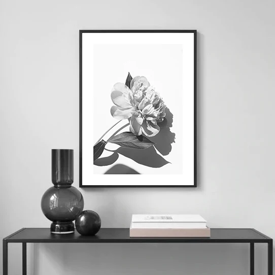 Nordic Black and White Marine Photography Art Print – Sexy Nude Women