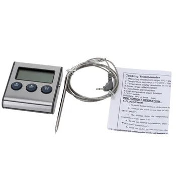 

Digital Food Cooking Thermometer For Kitchen BBQ Grill With Timer Cooking Cooking Oil Thermometer Cooking Tools