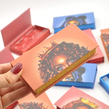 

Wholesale Eyelashes Package10/PCS Empty Eyelash Packaging Box Lash Packaging Makeup Rectangle Case 25mm Mink Lashes Box in bulk