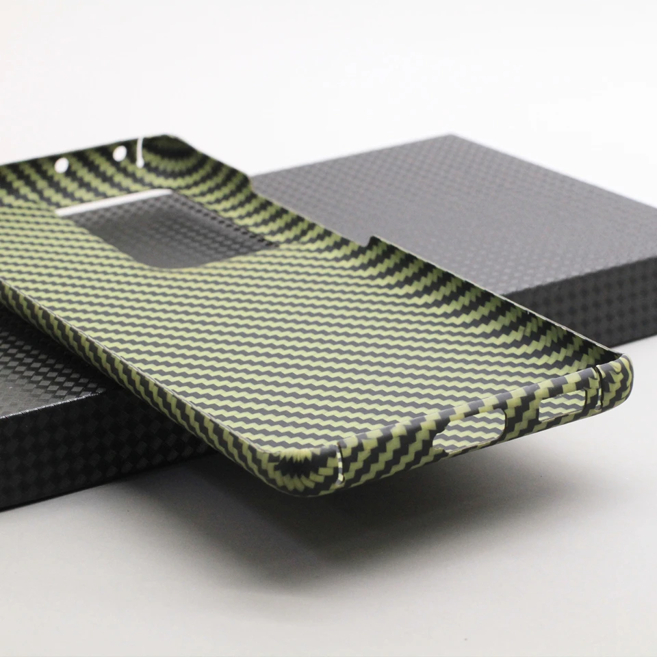 Amstar Green Pure Carbon Fiber Phone Case for Samsung Galaxy S21 Ultra High-end Ultra-thin Business Aramid Fiber Case Hard Cover