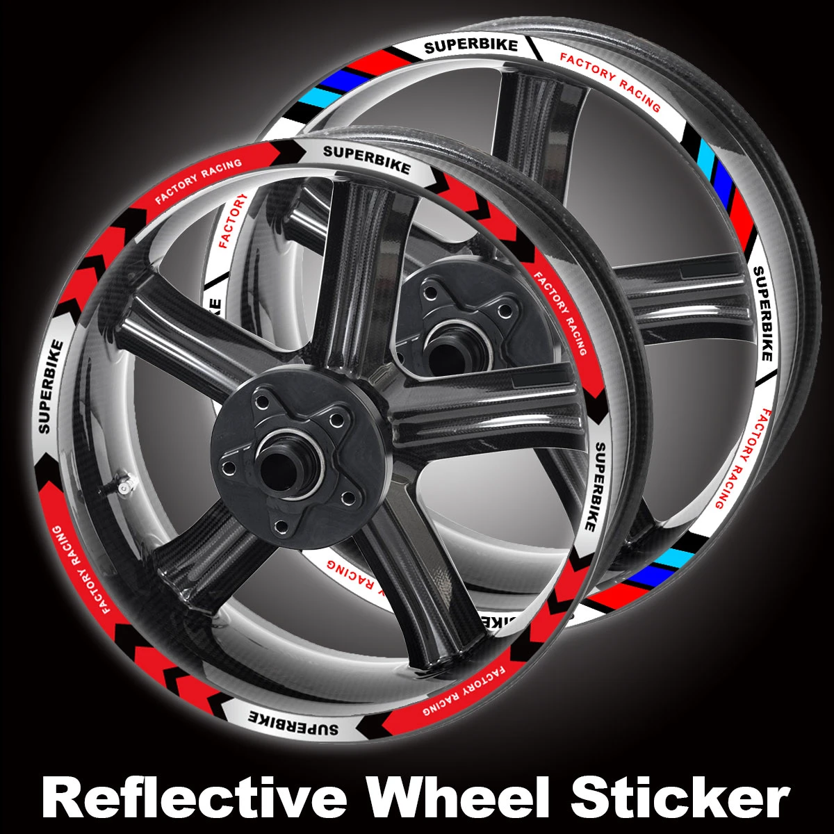 Motorcycle Accessories Custom motorcycle rim stripes wheel tape decals