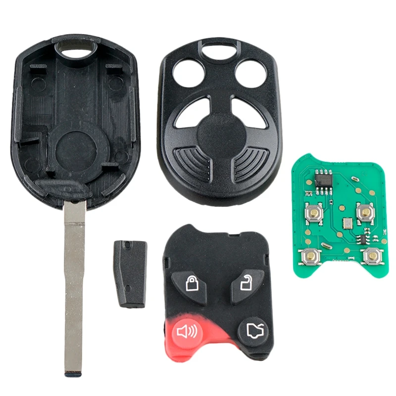 Car Smart Remote Key 4 Buttons Car Key Fob Fit for 2012- Ford Focus 315Mhz Oucd6000022