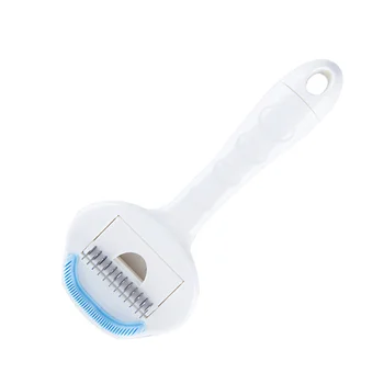 

Multi-function Brush Pet Hair Cleaning Tool Lice Removing Brush Hair Knot Comb Brush for Dog Pet (Sky-blue)