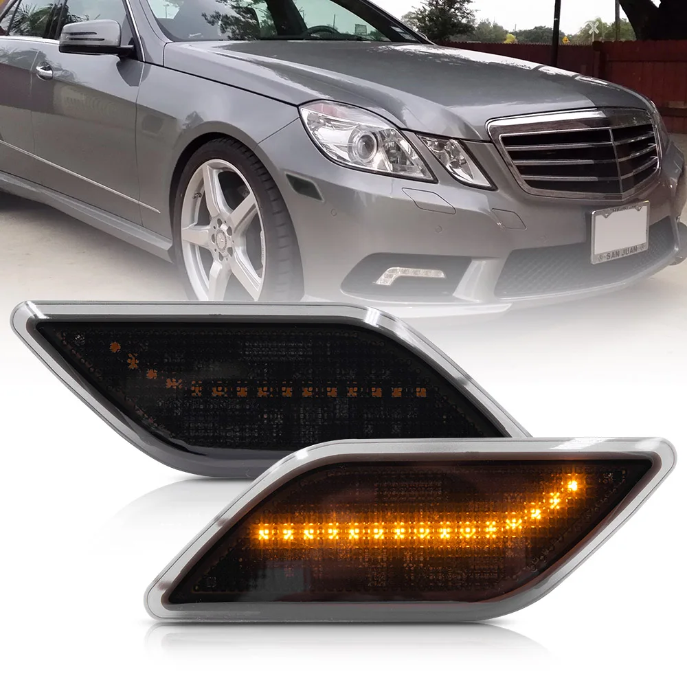 LEDバンパーサイドマーカーランプ,2010 2011 2012 Benz w212プレci 