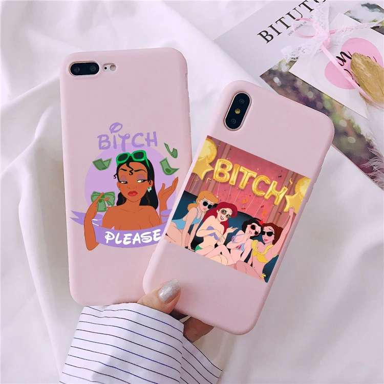 Un bitch пожалуйста, con las princesitas Disneys цветной чехол для телефона для huawei p30 pro p30 lite p20 pro p10 mate 20 honor 9 lite10 8x