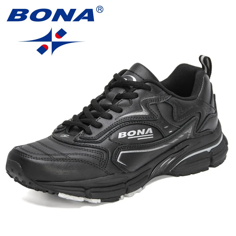 

BONA 2022 New Designers Classics Running Shoes Athletic Sport Shoes Men Outdoor Sneakers Lightweight Shoes Man Tenis Footwear