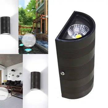 

6W Led Waterproof Semi-Circular Outdoor Wall Lamp Living Room Garden Lamp Garden Terrace Outdoor Corridor Wall Lamp