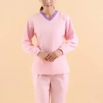 

Adult Nurse Doctor Medical Uniform Nursing Scrubs Surgical Suit Lab Top T-shirt Pants Pharmacy uniform Hospital Coatumes