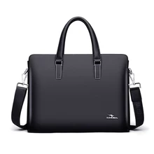 Популярная повседневная мужская сумка через плечо, высокое качество, мужской кожаный деловой портфель, мужская сумка для ноутбука, дорожная сумка, водонепроницаемая сумка-мессенджер