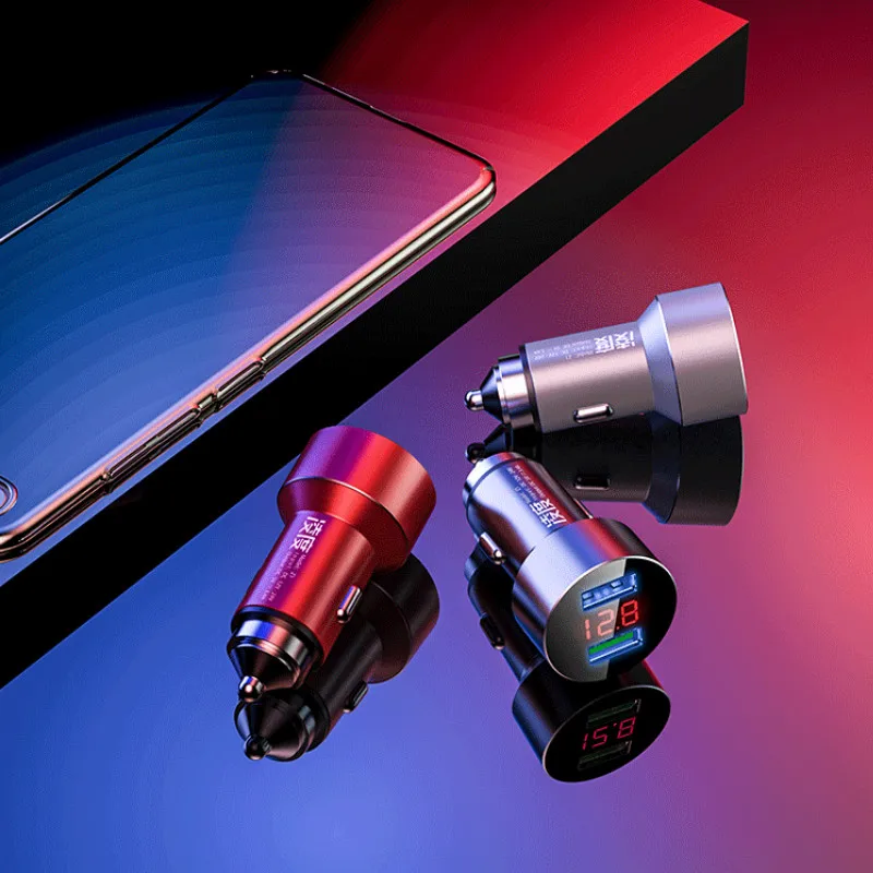Мини USB Автомобильное зарядное устройство для мобильного телефона планшет gps 3.1A быстрое зарядное устройство автомобильное зарядное устройство двойной USB Автомобильное зарядное устройство адаптер в автомобиле