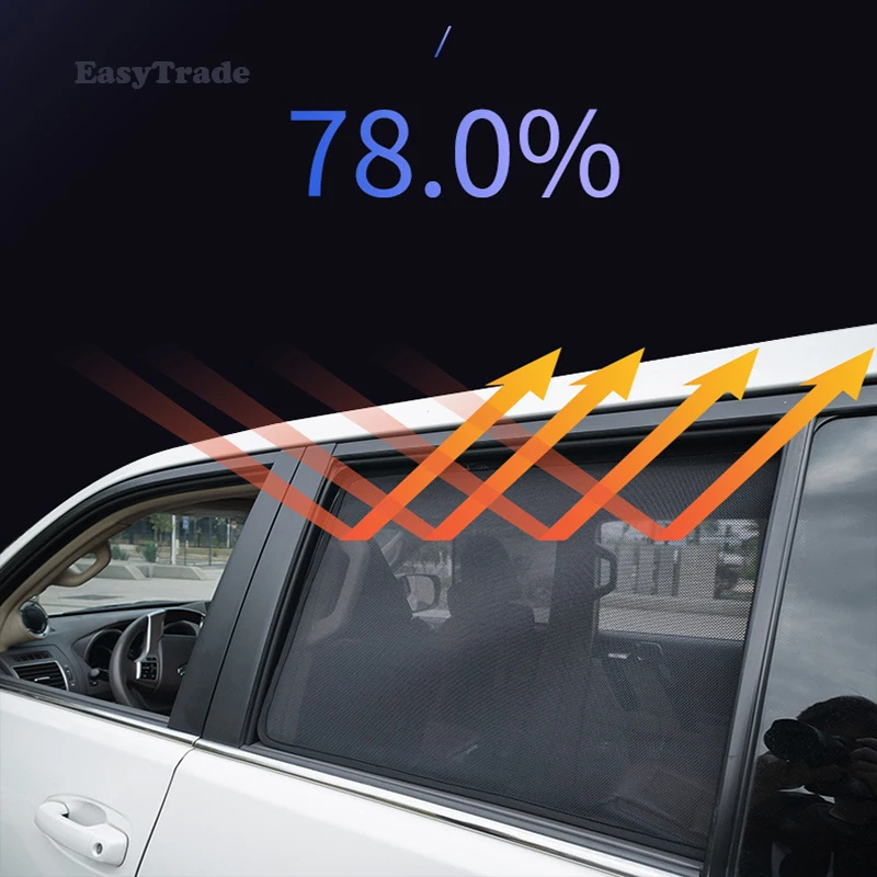 XMEIFEI PARTS for Nissan Patrol Y62 Armada 2010-2019 Auto Car Window Sun Rain Shade Visors Shield Shelter Protector Cover Trim Frame Sticker
