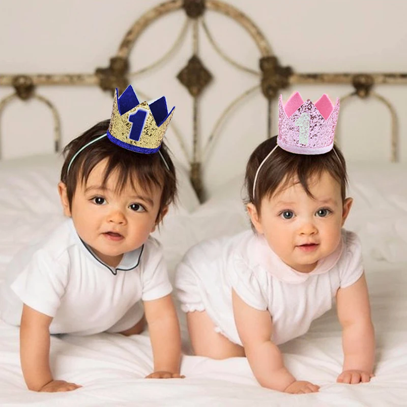 Baby 1st Birthday Party Disposable Tableware Pink Blue Plate Cup Napkin One Year First Birthday Party Table Decor Baby Shower  (2)