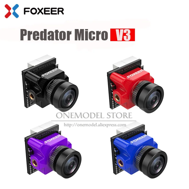 

NEW Foxeer Predator Micro V3 Racing All Weather FPV Camera 16:9/4:3 PAL/NTSC switchable Super WDR OSD 4ms Latency Remote Control