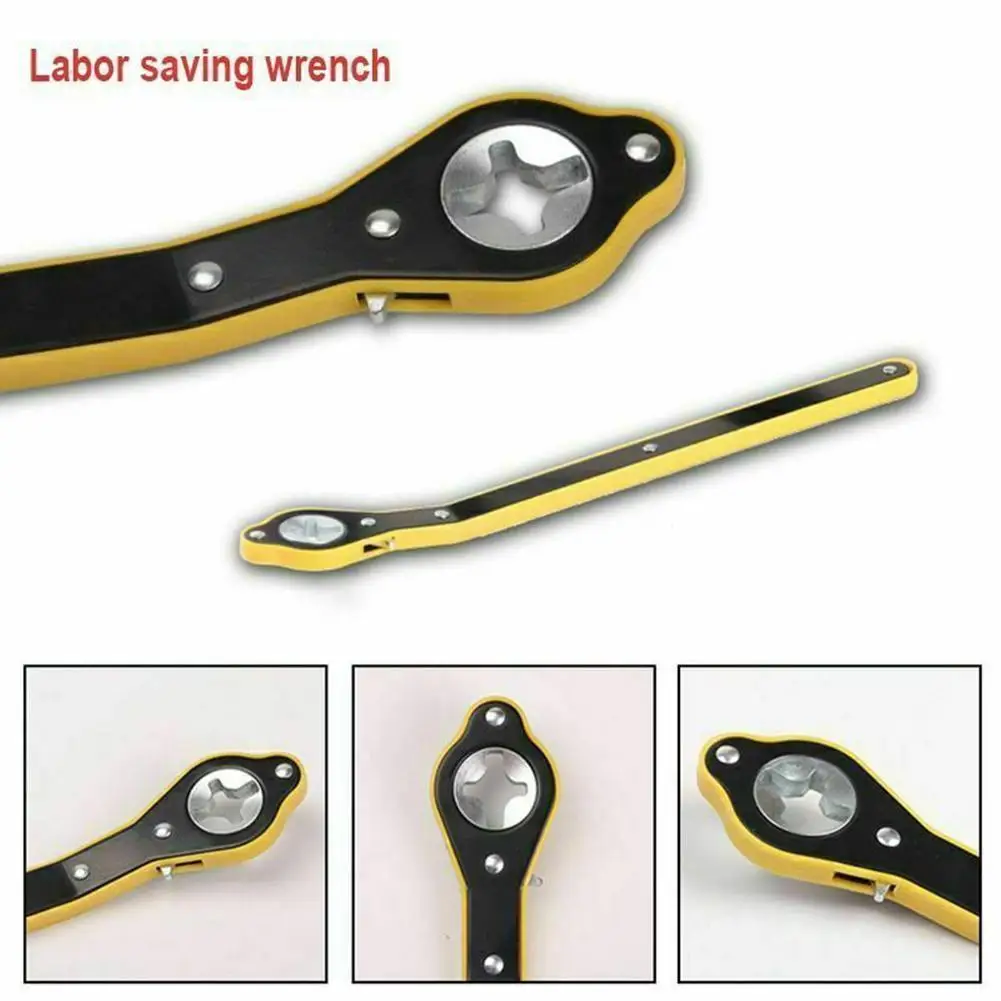 Clé à Cliquet Pour Pneu De Voiture - Bras De Levier Long - Design Ergonomique - Idéale Pour Dépanner En Voyage