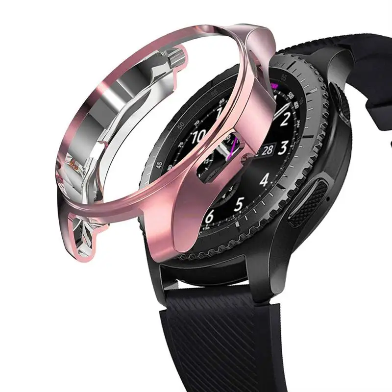 Soft TPU Watch Shell For Samsung Gear S3 / Galaxy Watch46/42mm Plated Smart Watch Case Protection Cover