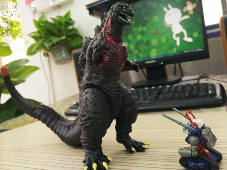 Goedkoop 16 18 Cm Kaiju Dinosaurus Vs Koning Van De Rodan Mothra Pvc Action Figure Model Collectie Speelgoed Brinquedos Geschenken