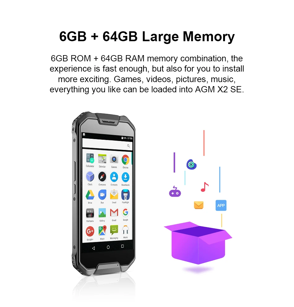 AGM X2 SE IP68 прочный телефон 6G 64G MSM8976SG Восьмиядерный Android 7,1 задний двойной 12MP передний 16MP 5," AMOLED экран LTE мобильный телефон