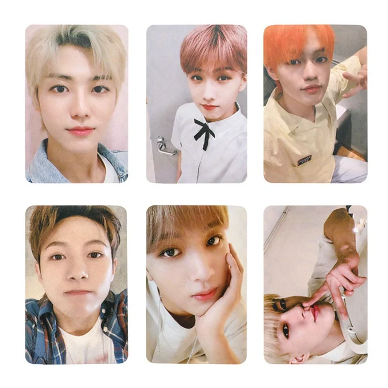 

6Pcs/set K-POP NCT127 NCT DREAM Lomo Cards Poster Self Made Paper Photo Cards Fans Gift Collection