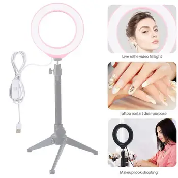 

4.7 Inch USB White Light LED Photography Ringlight For Youtube Live Makeup Fill Light Selfie Ring Light Luces Led Ring Lamp NEW