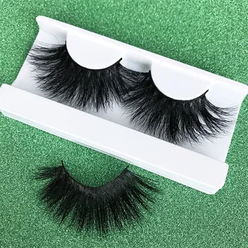 

25mm Mikiwi E11 Mink Eyelashes 100% handmade Natural long Eyelashes Makeup 3D Real Mink lashes Extention Eyelashes Multi-layer