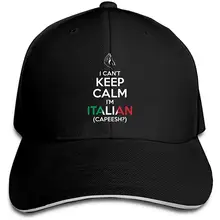 TSDFCI не могу сохранять спокойствие, я итальянская мужская женская хип-хоп кепка бейсболка
