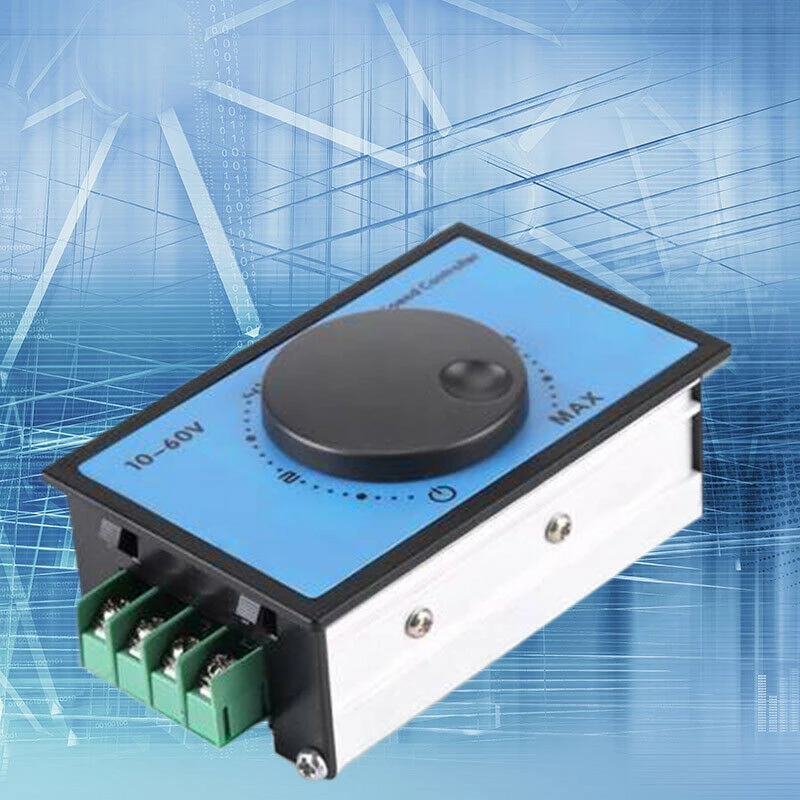 DC 10-60V 12V 18V 24V 48V 20A PWM контроллер скорости двигателя постоянного тока плавный пусковой переключатель