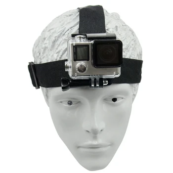 

For GoPro 8 7 6 5 Action Camera Adjustable Helmet Head Strap Headband Fixing Holder Mount for GoPro Fusion for GoPro Max 360