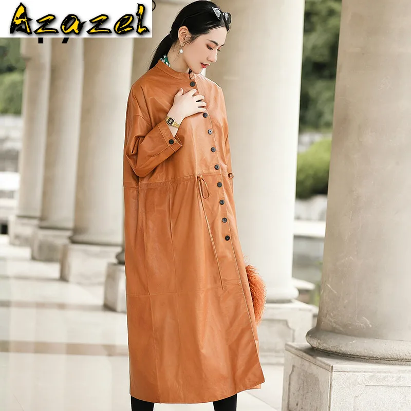 

Autumn Winter Real Genuine Leather Jacket Women Clothes 2020 Streetwear Sheepskin Coat Korean Vintage Windbreaker Tops ZT3475