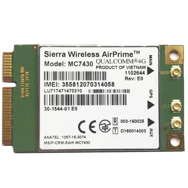 MC7430 LTE 4G модуль FDD-LTE TDD-LTE CAT6 HSPA + GNSS WWAN карта USB 3 0 MBIM интерфейс | Компьютеры и офис