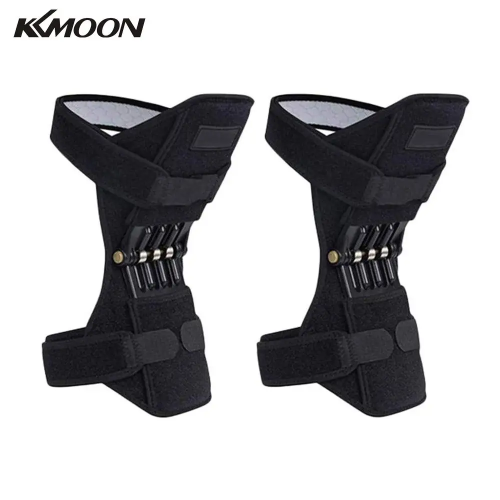 1 Pair Knee Protection Booster Spring Force Leg Knee Band for Sports Hiking Climbing Training Squat Reduces Soreness