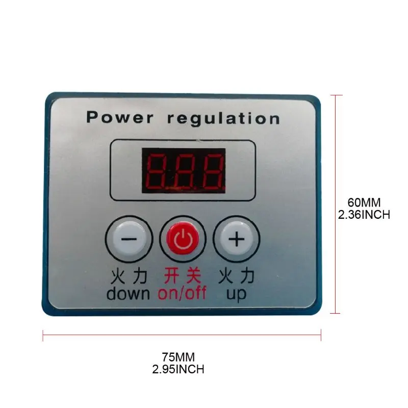 OOTDTY DC 12V 5/10A Motor Speed Controller 0-100% Adjustable Digital Display Slow Start A5YD