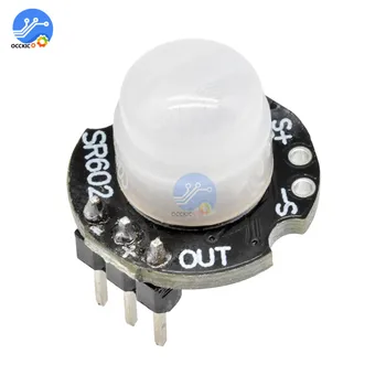 

SR602 PIR Infrared Motion Sensor Detector Module DIY Kit Pyroelectric Sensor Switch LED Light for Smart Home
