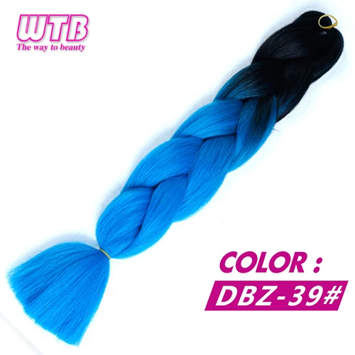 WTB длинные красные розовые Ombre Jumbo синтетические плетеные волосы для женщин крючком косички прическа высокая температура косички из волокна волос - Цвет: #10