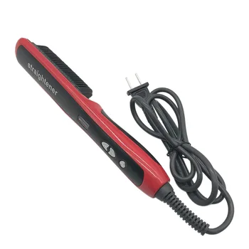 

Portable Beard Straightener Comb LCD Display Ion Straight Hair Comb Heated Anti-static Beard Care Tool Hair Straightener Comb