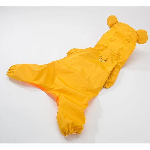 Yellow Pet дождевик животные собака кошка одежда, костюм для щенков водонепроницаемая куртка-дождевик маленькие собаки котята Шнауцер Тедди - Цвет: Yellow