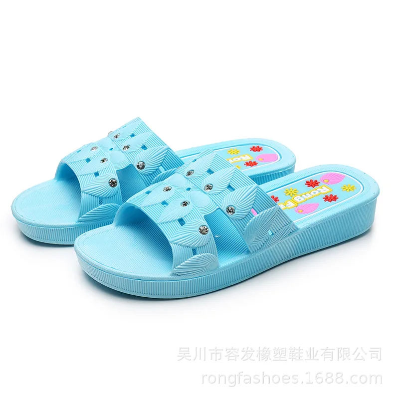 

2019 Summer Jerry slippers Flats Indoor bathroom Non-slip soft slippers PVC sandals Women Home Slippers slides Beach flip flops