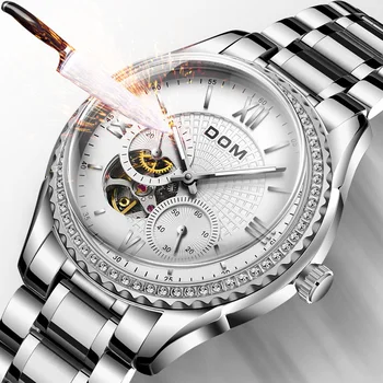 

DOM Automatic mechanical watch men's watch stainless steel waterproof women's watch luminous business sport couple watch