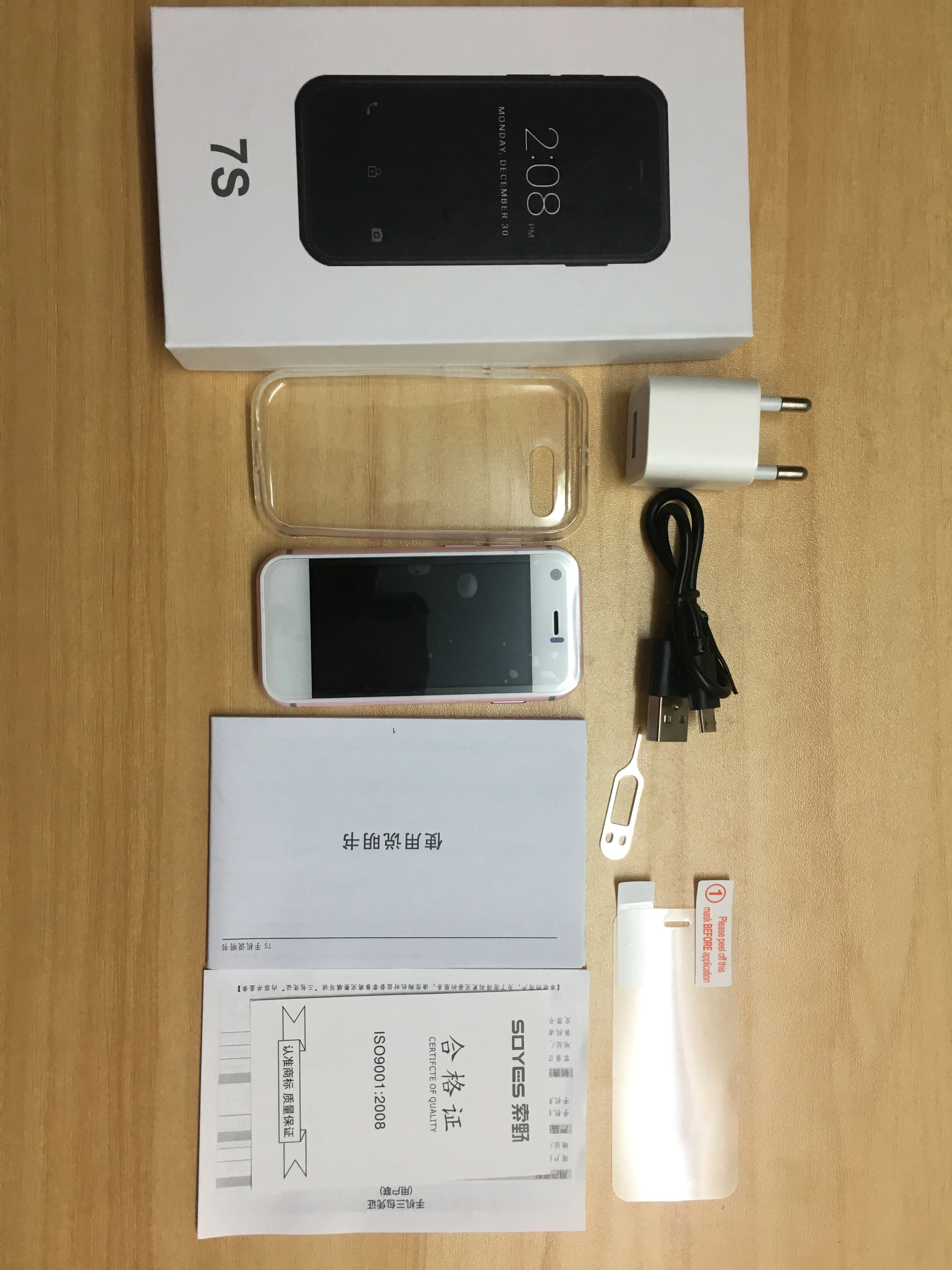 SOYES 7S Mini Global Version Smartphones Quad Core Android Cell Phones 2.5inch Screen Small Size Cell phone Student Mobile Phone