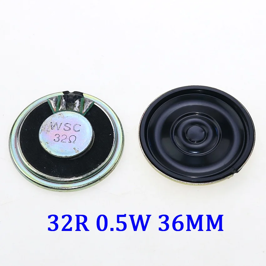 0,5 W 1 W 2 W 8R 32R Mini-Lautsprecher 8 Ohm 32 Ohm Lautsprecher Durchmesser 20 mm 23 mm 26 mm 28 mm 30 mm 32 mm 36 mm 40 mm 50 mm Lautsprecher – Detail 3