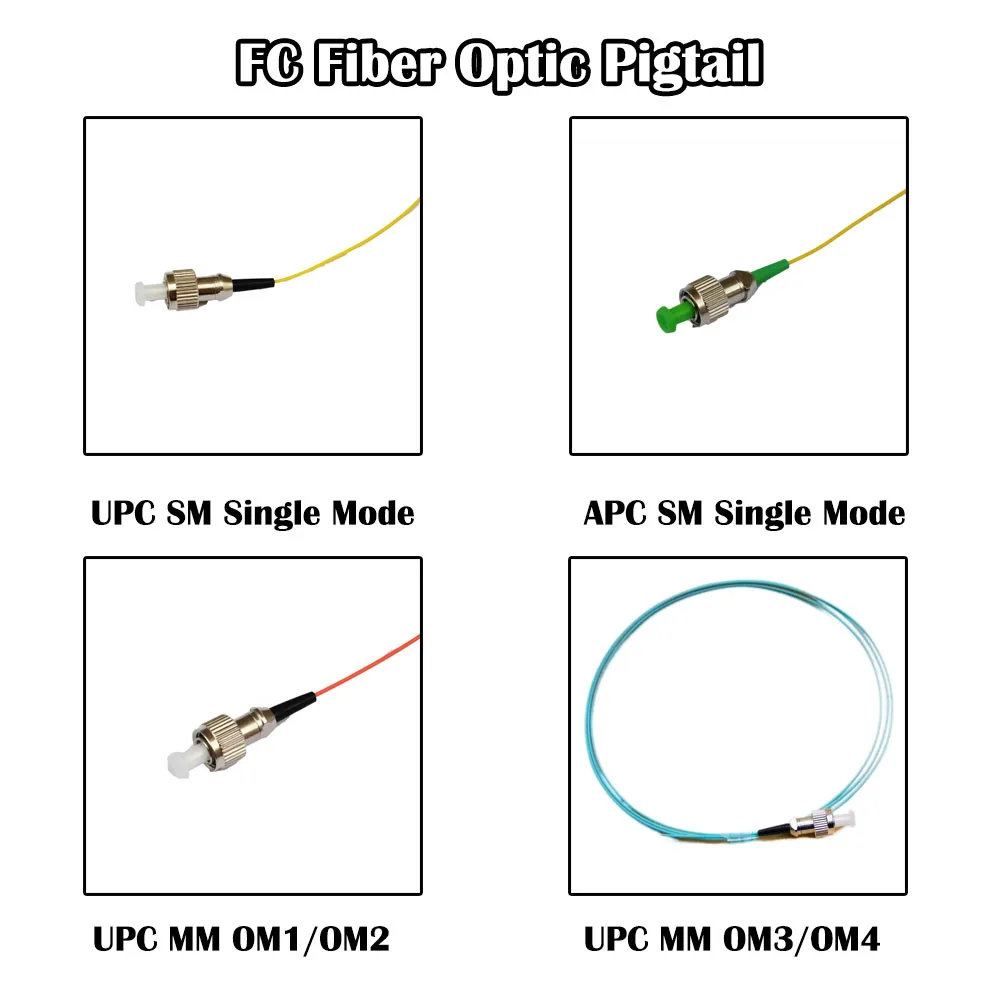 5 шт. 0 м FC UPC APC SM однорежимный мм многорежимный Simplex 9 волоконно оптический отрезок