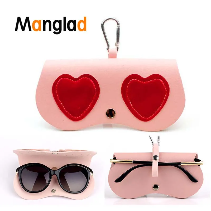 

Leather Glasses Bag Ins Unique PU Popular Cute Cartoon Multi-function Eyeglasses Case Women Sunglasses Storage Protection