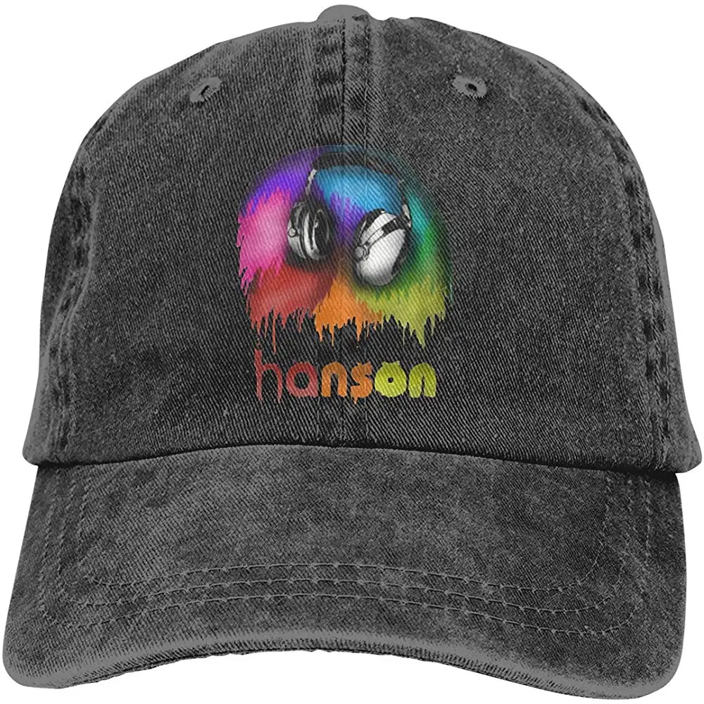 Hanson Band головные уборы Регулируемая винтажная вымытая джинсовая кепка-бейсболка
