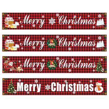 

Outdoor Banner Merry Christmas Decor for Home 2020 Christmas Outdoor Decor Xmas Navidad Noel Happy New Year 2021