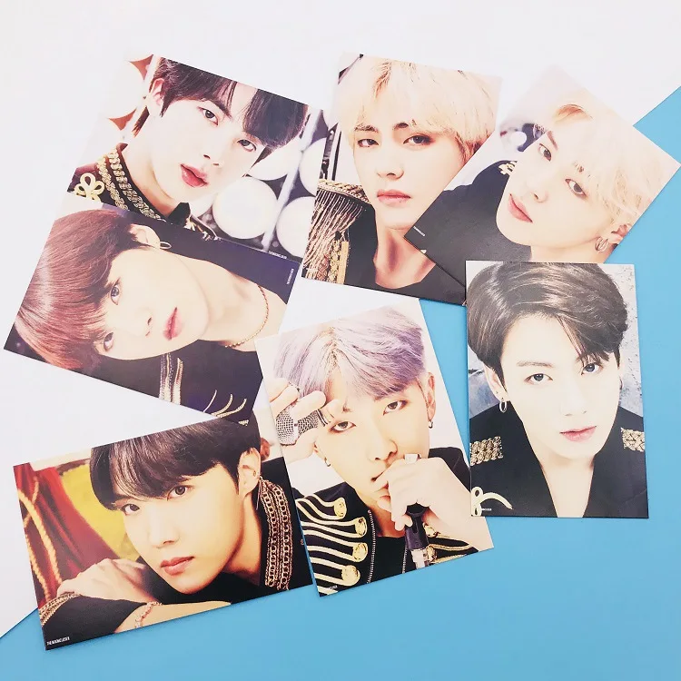 Kpop Bangtan boys с японского концерта ломо карты открытки украшения самодельная картина веер подарок