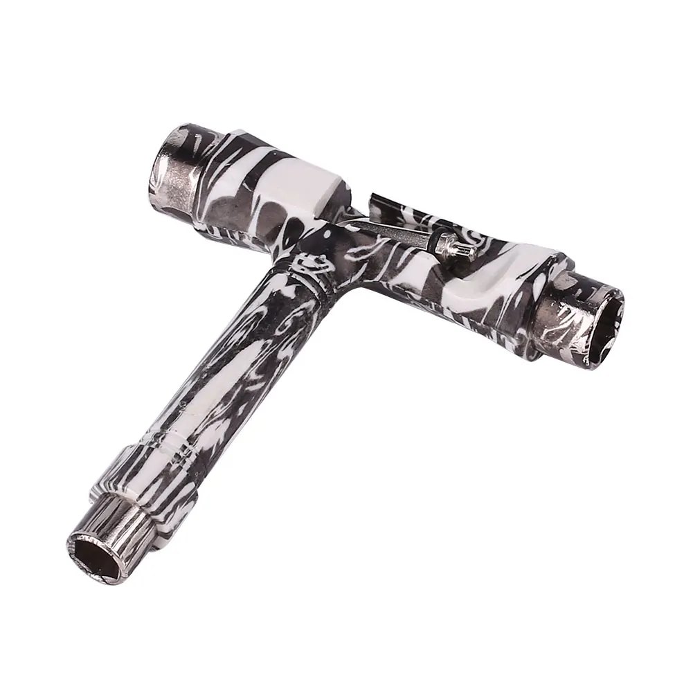 Скутер T-фигурный инструмент для скейтборда, роликов скейтборд с рисунком Лонгборд аксессуары Нержавеющая сталь