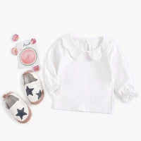 Sanlutoz Soft Cotton Baby Girls T-shirt Cute Infants Tops Clothing White Newborn Toddler Shirts Clothes Casual 5