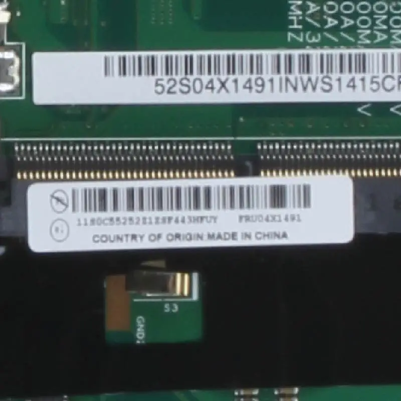Placa-mãe para Notebook 04x1491 para Lenovo Thinkpad T530 Placa Principal 20131 Slj8a - Imagem 5