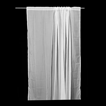 

2.5m X 2.8mWaterproof Garden Decoration Outdoor Sheer Curtains For Porch Beach Patio Exterior Voile With Sliver Ring Gromme