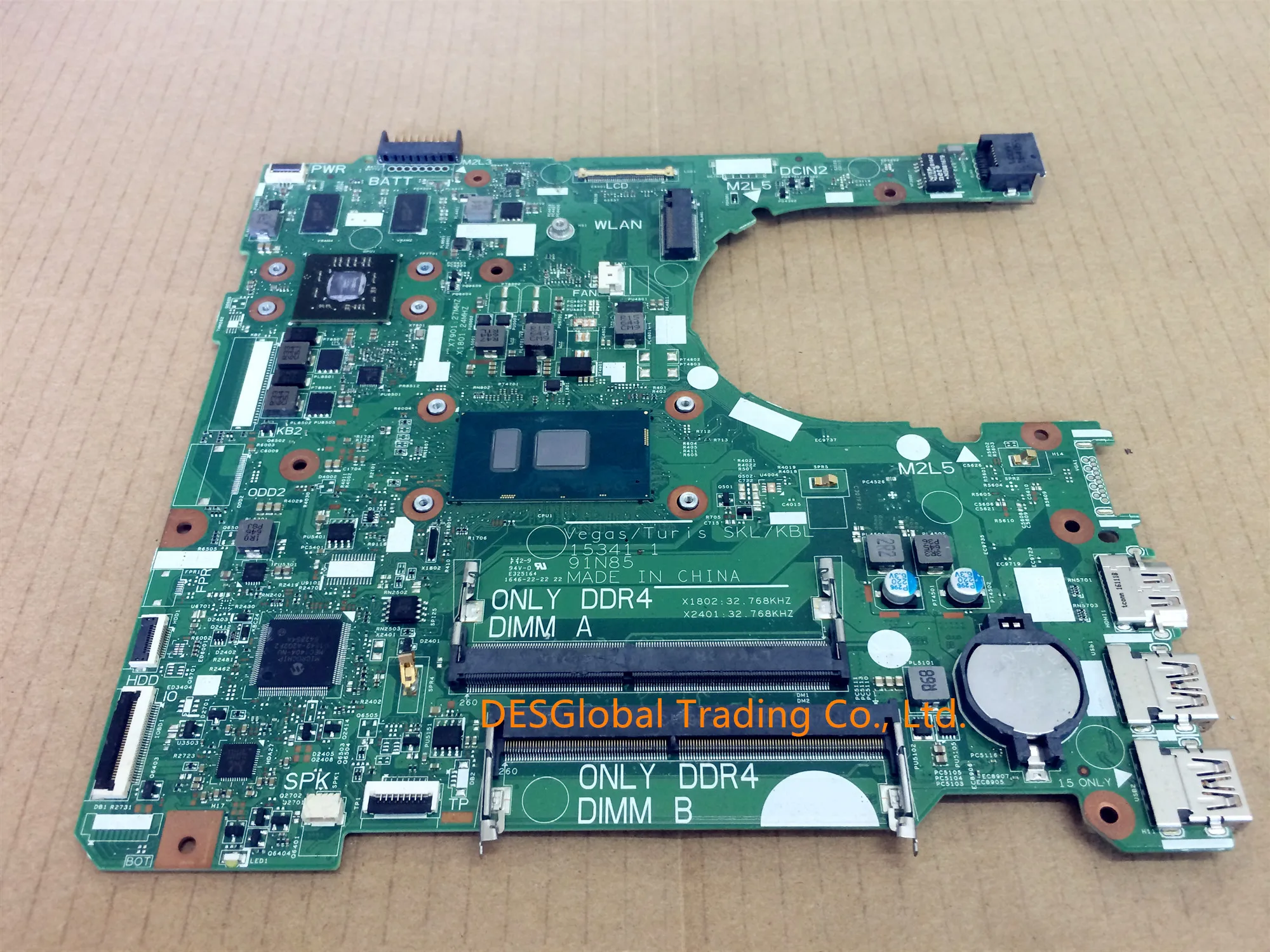 

CN-0XT2G4 0XT2G4 XT2G4 For Dell Inspiron 15 3567 3467 Laptop Motherboard with SR2UW I3-6006U CPU 15341-1 91N85 Mainboard