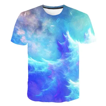 

Hot Sale Galaxy T Shirt Men/women Gradient 3D Printed Beautiful Space Fashion T-shirts Hip hop Funny Casual Tops size S-6XL